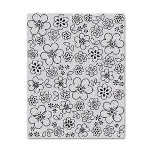  New   Hero Arts Cling Stamps   Flower Wallpaper by Hero 