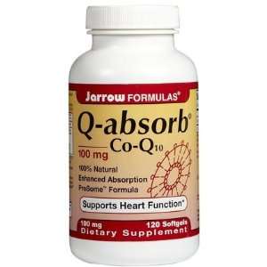  Jarrow Formulas   Q Absorb Co Q10 100 mg 120 softgels 