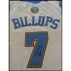  Chauncey Billups Autographed/Hand Signed Jersey Sports 