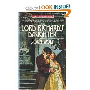  Lord Richards Daughter (9780451143471) Joan Wolf Books
