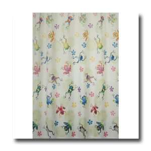  Tropical Frogs Shower Curtain: Home & Kitchen