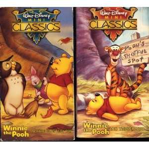   Disney Mini Classics Winnie the Pooh 2 VHS Pack Winnie the Pooh