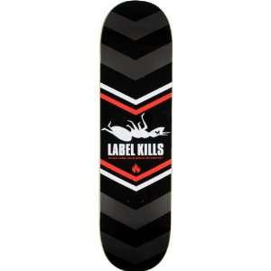  Black Label Label Kills Ants 8.25 Skateboard Deck Sports 