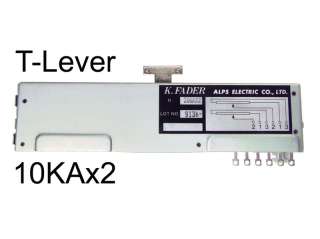 ALPS 100mm slide K Fader RSAOK12 dual log o linear dj  