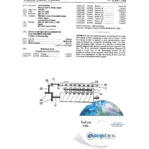 NEW Patent CD for DEVICE FOR DRY DEVELOPMENT IN ELECTROPHOTOGRAPHY