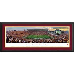   Gophers   TCF Bank Stadium   Framed Poster Print: Sports & Outdoors