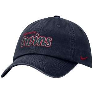  Nike Minnesota Twins Navy Blue Dug Out Adjustable Hat 