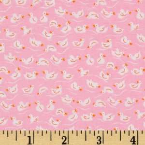   : Storytime Ducks Baby Pink Fabric By The Yard: Arts, Crafts & Sewing