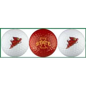  Iowa State University Cyclones Golf Balls 3 Piece Gift Set 
