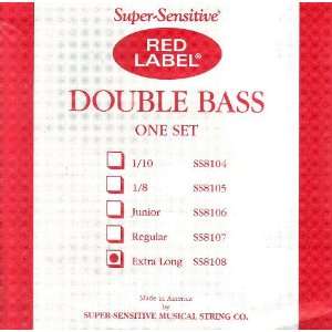  Super Sensitive Bass Set Red Label Extra Long Size 