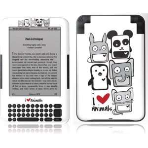  i HEART all animals skin for  Kindle 3
