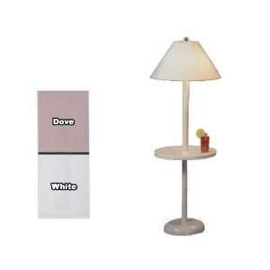  Olympia Mariner Floor Lamp With Table   Dove Finish: Home 