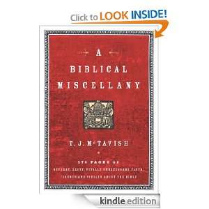Biblical Miscellany 176 Pages of Offbeat, Zesty, Vitally 