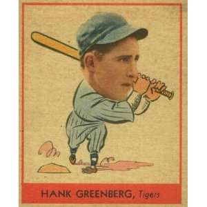  Hank Greenberg 1938 Goudey Heads Up 1977 Dover Reprint 
