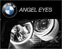 EFX 09+ BMW E90 E91 H8 Blue LED 6W Angel Eyes Halo  