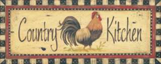 Country Kitchen Rooster Jo Moulton Framed Picture Print  
