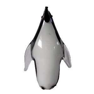  Glass Penguin Art Glass Statue Figurine: Home & Kitchen