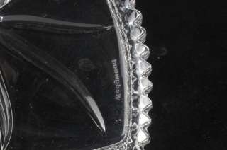 WEDGWOOD Crystal Glass Heart Trinket / Jewelry Box  