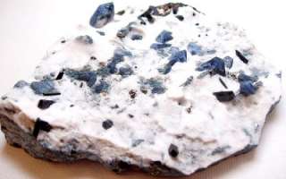 HS Benitoite Neptunite Natrolite Mineral Specimen WoW  