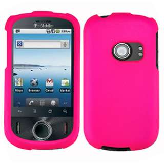   Comet U8150 Pink Rubberized Hard Case Cover +Screen Protector  