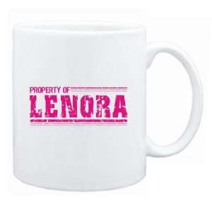  New  Property Of Lenora Retro  Mug Name