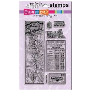  Stampendous Perfectly Clear Stamp, Railway Image Arts 