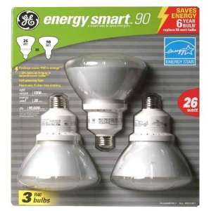  3 Pack GE Indoor R40 90 watt equivalant (non dimmable 