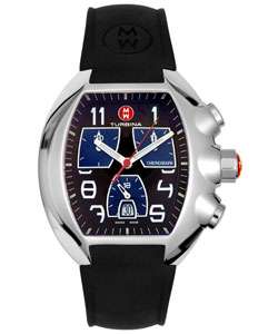 Michele Turbina Unisex Chronograph Rubber Strap Watch  Overstock