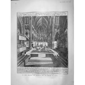  1902 Coronation Westminster Abbey Choir James Mary