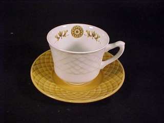 Gold Medallion Enoch Wedgwood England Cup & Saucer  
