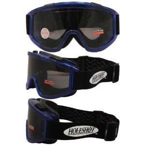  Predator Windshield Goggles Translucent Blue Frames Clear 