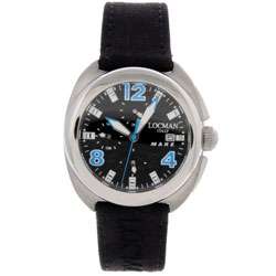 Locman Mens Mare Collection Titanium Black Watch  