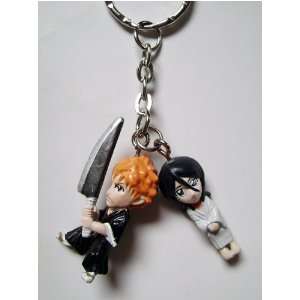  Bleach Double Charm Key Chain   Ichigo and Rukia Toys 