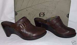 WOMENS BORN SHOES 10 M Holly Brown CLOGS MULES NEW  