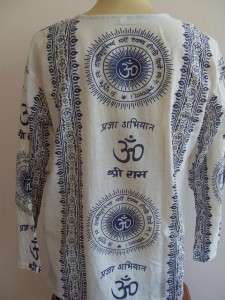 Ganesh Ganesha Om Mens T Shirt Hindu India White XL 2XL XXL # blue 