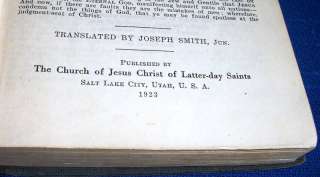 1920 Book of Mormon (1923 Printing   RARE)  