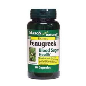 Mason Natural Fenugreek Extract Blood Sugar Health Capsules   90 Ea