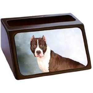  American Staffordshire Terrier Business Card Holder 