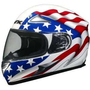 AFX Freedom Adult FX 90 Street Bike Racing Motorcycle Helmet   White 