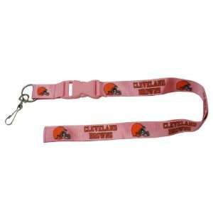  NFL Cleveland Browns Lanyard, Pink
