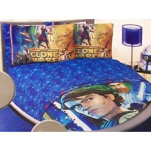    Star Wars The Clone Wars 3 Pc. Twin Sheet Set Toys & Games