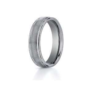 Benchmark® 6mm Comfort Fit Tungsten Carbide Wedding Band / Ring Size 