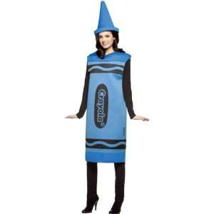 Lets Party By Rasta Imposta Crayola Blue Crayon Adult Costume / Blue 