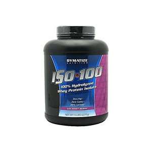 Dymatize ISO 100 Hydrolyzed Whey Protein Isolate Gourmet Berry   5 lbs 