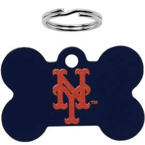  MLB New York Mets Bone Engravable Pet ID Tag Sports 