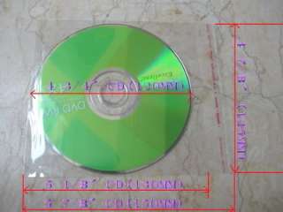 200 CD DVD R Disc Storage Holder Plastic Sleeves Case A  