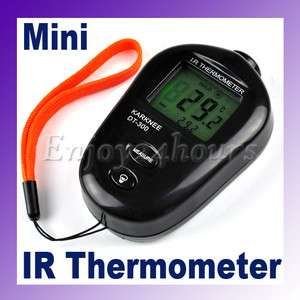 Non Contact LCD Infrared IR Thermometer DT 300 Black  