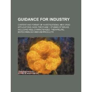Guidance for industry content and format of investigational new drug 