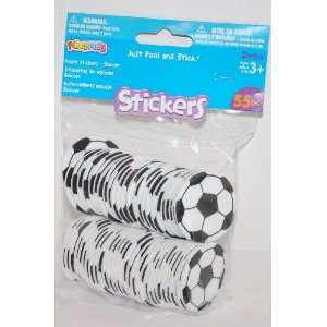  Foamies Soccer Ball Stickers   Pack of 55 Toys & Games