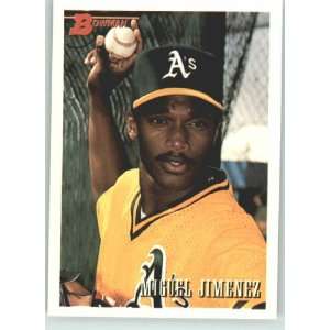  1993 Bowman #133 Miguel Jimenez RC   Oakland Athletics (RC 
